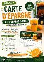 Carte épargne Zumex